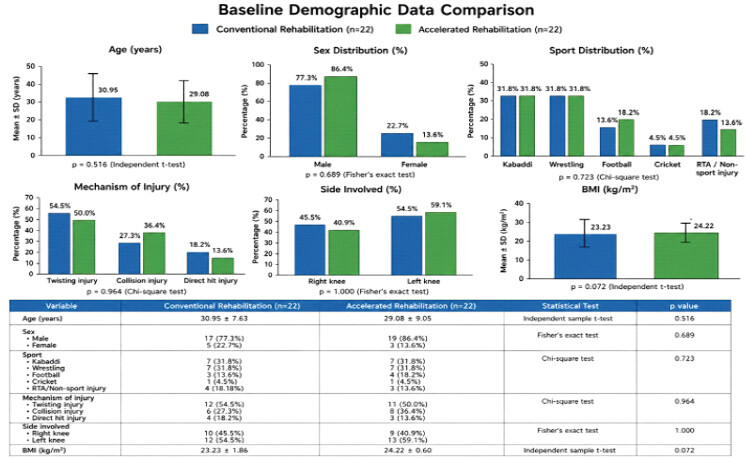 Figure 1: Baseline demographic data.